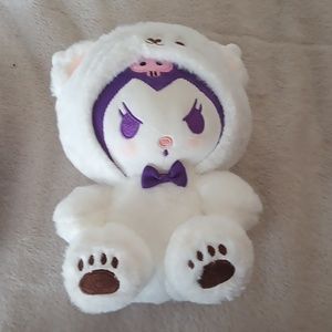 2 pack Kuromi in Teddy bear costume 10inch plush doll